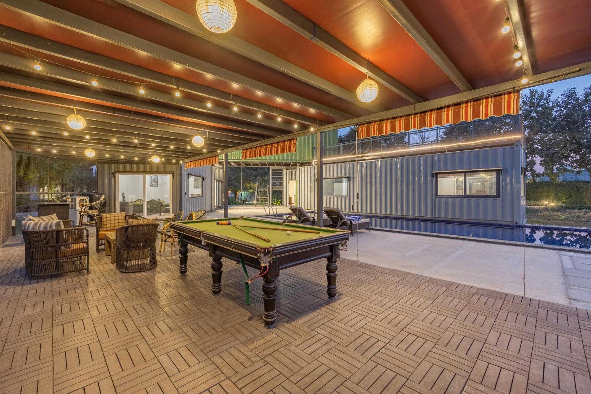 Vila Elivaas Hidden Oasis 4Bhk With Pool, Mud House & Container House Dhauj Exteriér fotografie